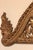 Asian Antique Thai Lanna-Style, Handcarved Teak Wood Pediment For Sale - Image 3 of 3