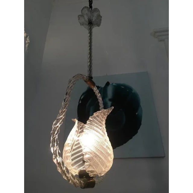Scenery Chandelier by Ercole Barovier, 1940s For Sale - Image 4 of 11