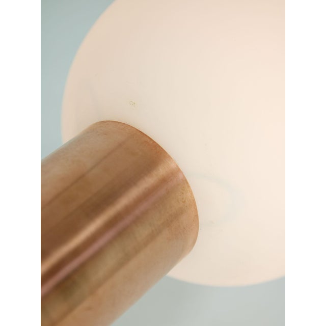Vintage Italian Copper Wall Lamp For Sale - Image 9 of 12