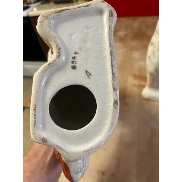 Pair of Antique Decorated Staffordshire Dogs, Circa 1860's For Sale - Image 14 of 16