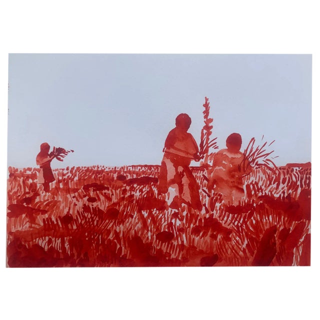 Hanna Ilczyszyn, Summer, Watercolour, 2024 For Sale