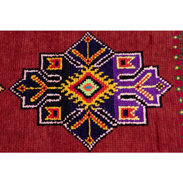 Textile Mid-20th Century Vintage Turkish Anatolian Runner Rug For Sale - Image 7 of 10