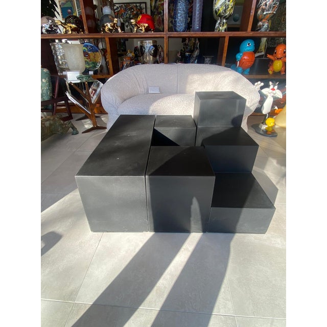 1970s Chess Coffee Table by Mario Bellini for B&b Italia, 1970s, Set of 3 For Sale - Image 5 of 8