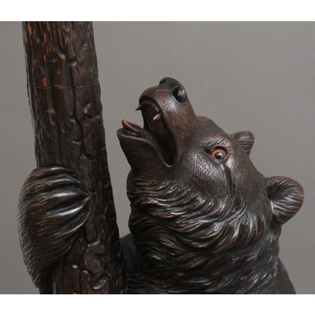 19th Century Black Forest Bear Hall Stand, 1880s For Sale - Image 3 of 18