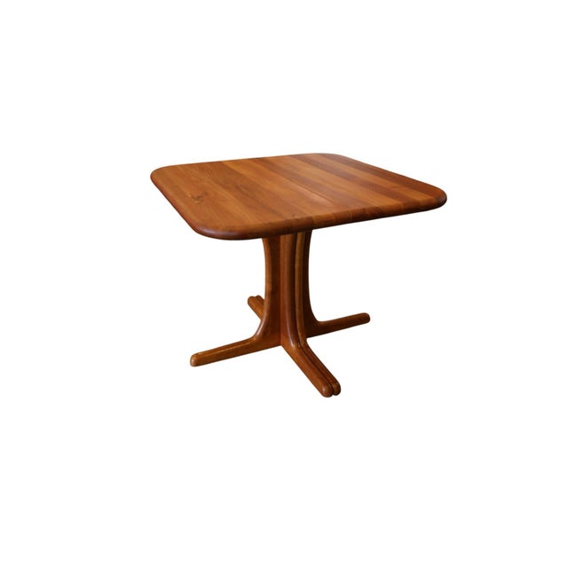 Vintage Extendable Dining Table in Teak with Two Extension Leaves, 1960s For Sale - Image 4 of 13