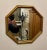 Vintage Gilt Faux Bamboo Mirror For Sale - Image 4 of 10