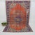 Textile 1970s Vintage Handmade Wool Cotton Orange Area Rug For Sale - Image 7 of 12
