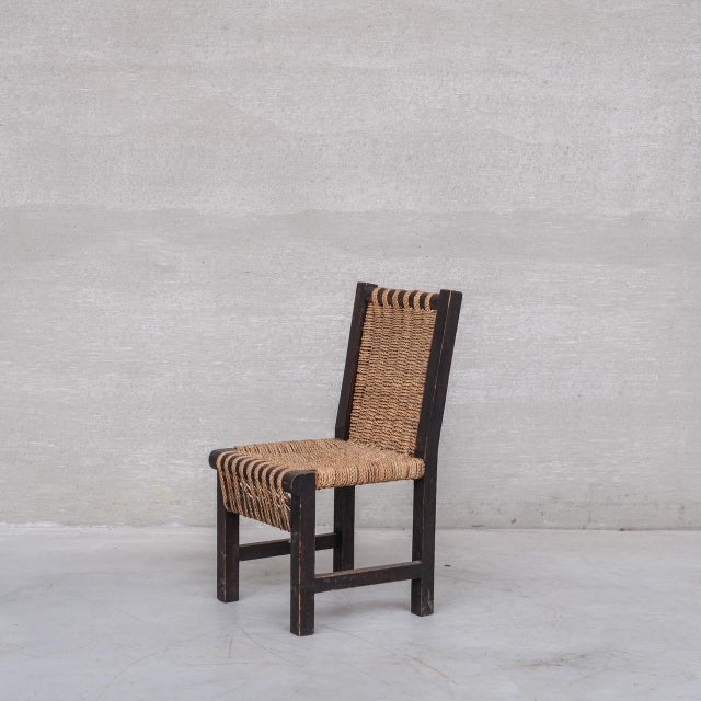 A set of six dining chais heavily attributed to Francis Jourdain. Very scarce, so far the only set in this manner we can...