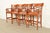 Baker Furniture English Regency Carved Walnut Bar Stools, Set of Four For Sale - Image 15 of 15