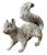 Traditional Vintage Cast Iron Lifelike Squirrel Garden Statue For Sale - Image 3 of 12
