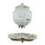 Early 20th Century French Enameled Cast Iron Lavabo Water Fountain For Sale