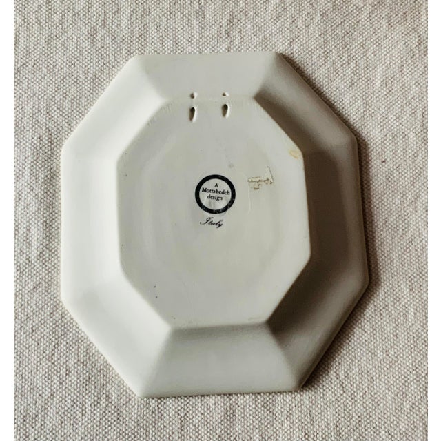 Italian Bisque Porcelain Grand Tour Style Plaque With Gold Border | Italy, Mid-20th C. For Sale - Image 6 of 13