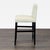 Modern Crate & Barrel Leather Bar Stool With Wood Legs For Sale - Image 3 of 7
