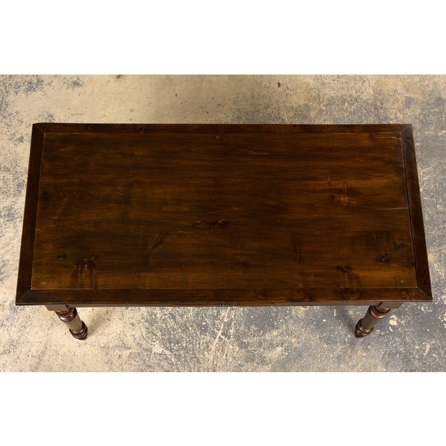 Late 19th Century Antique Country French Louis Philippe Style Farmhouse Maple Table For Sale - Image 5 of 12