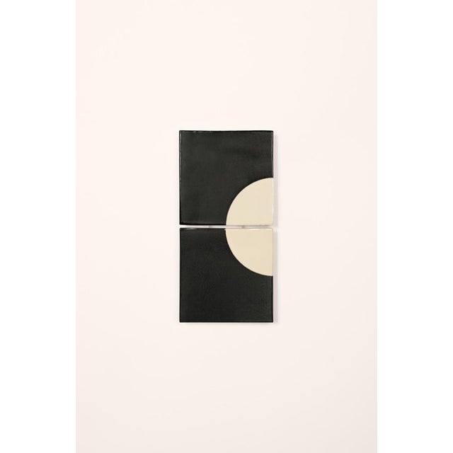 Contemporary Tiles Moon N Wall Light by Violaine Dharcourt For Sale - Image 3 of 5