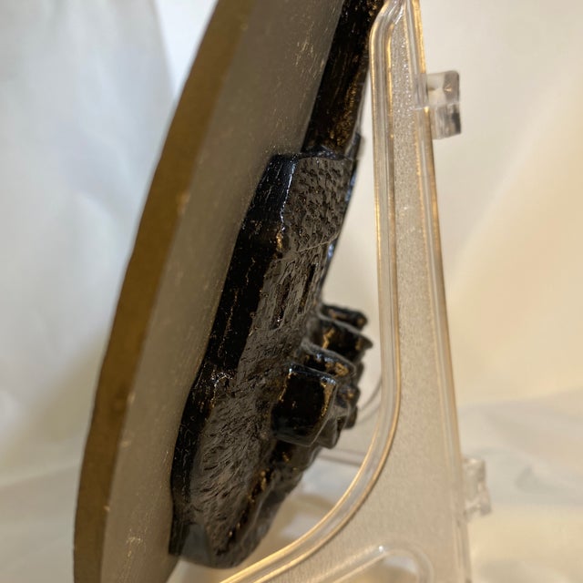 2000s Welsh Coal Art Sculpture For Sale - Image 9 of 9