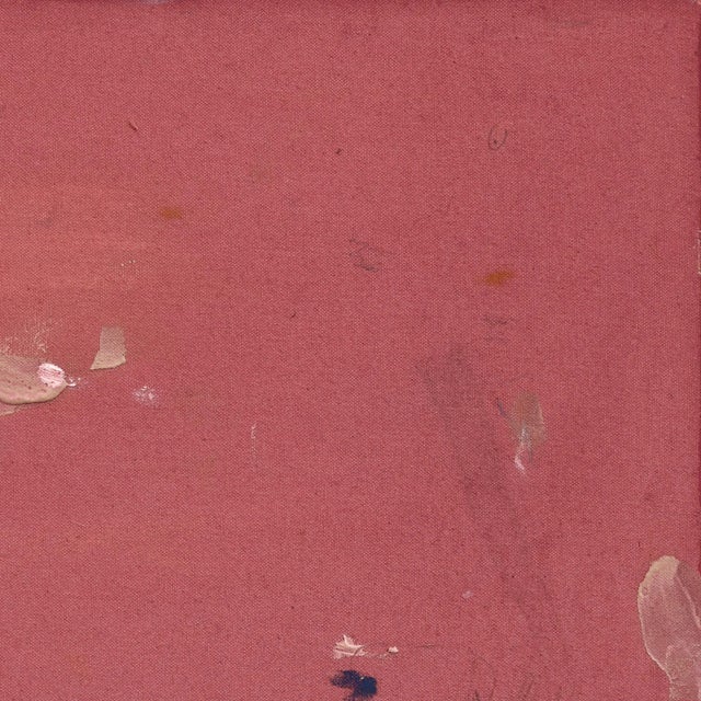 Abstract I Prefer the Lights Off - Abstract Dusty Rose Tone Textural Painting on Canvas Original Artwork by Taylour Martin For Sale - Image 3 of 9