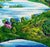 Sunrise on the Horizon, Idyllic 1930's Landscape, 20x24, Signed Brilliant 1930's landscape of the sunrise over the horizon...