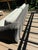 Contemporary Rh Provence Outdoor Sofa, 112” Luxe Depth, Terra Wicker, Perennials Sand For Sale - Image 3 of 5