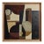 Ce Qui Affleure — Original Abstract Geometric Oil Painting, Framed by Sophie Dumont, 2026 For Sale