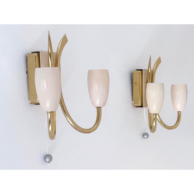 Mid-Century Modern German Sputnik Wall Lights from Kaiser-Leuchten, 1950s, Set of 2 For Sale - Image 14 of 18