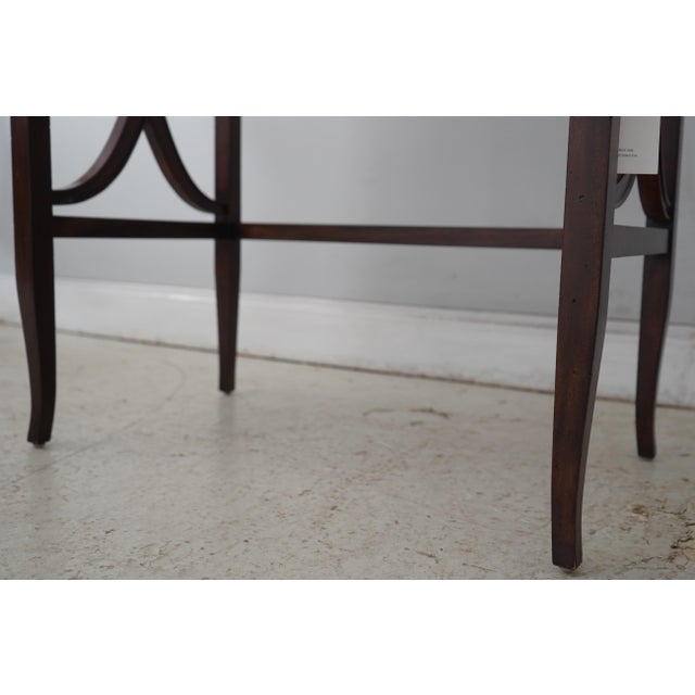 Brown Theodore Alexander Model 7105-239 Campaign Desk For Sale - Image 8 of 18
