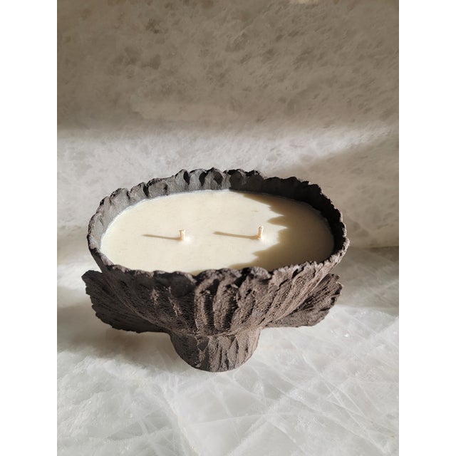 Handmade Organic Ceramic Tulip Vessel / Candle by Tania Whalen For Sale - Image 12 of 12