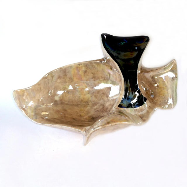 Ceramic Centrepiece from G.C. Italy, 1950s For Sale - Image 6 of 10