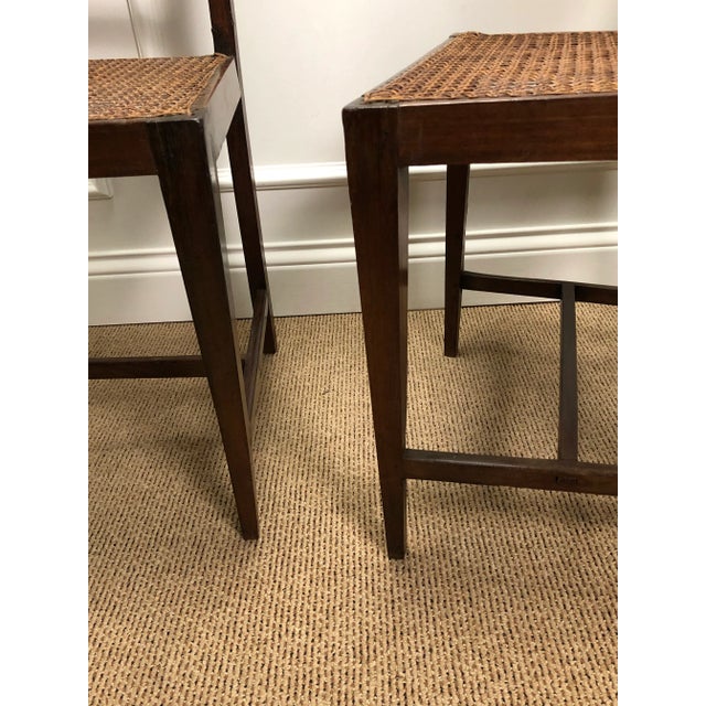 1920 Art Deco Brazilian Rosewood Side Chairs from France - a Pair For Sale - Image 12 of 13