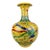 Large Yellow-Ground Chinese Porcelain Tianqiuping Vase With Raised Dragon Motif For Sale