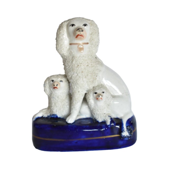 Susannah Carson Mathilda and Her Staffordshire Poodle Puppies and Their Portrait by Susannah Carson For Sale - Image 4 of 11