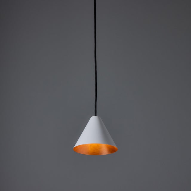 Hans-Agne Jakobsson 'Mini-Tratten' Pendant in White For Sale - Image 12 of 12