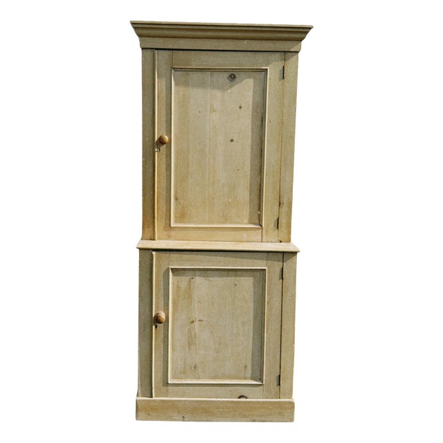 Stripped Pine Housekeepers Cupboard, 1890s For Sale