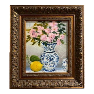 Original Impressionist English Oil Painting, Signed & Framed For Sale