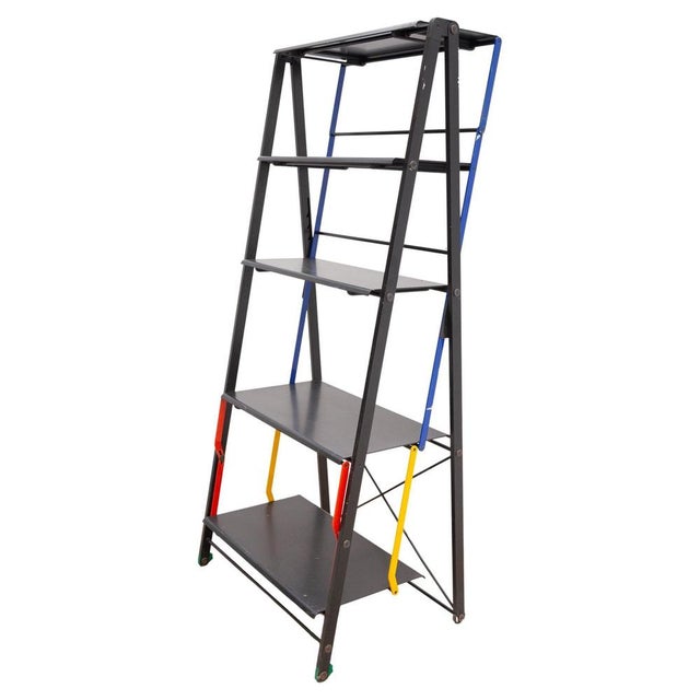 Metal Folding Bookcase For Sale - Image 13 of 13