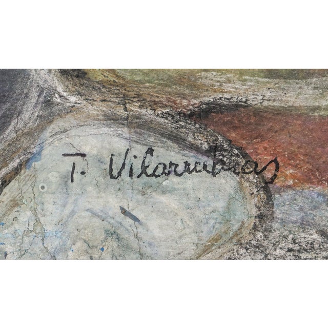 Paper Maria Teresa Vilarrubias, Abstract Composition, 2010, Mixed Media on Paper For Sale - Image 7 of 10