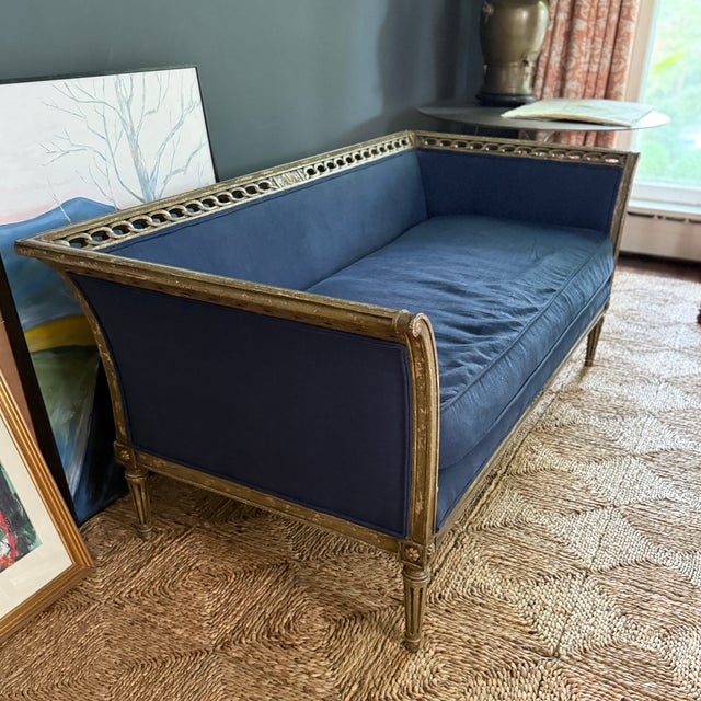 Antique Carved Frame Sofa/Daybed For Sale - Image 4 of 11