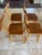 Thomas Moser Cabinet Makers of Auburn Maine signed Luis Reynoso, maker Fine woodworking, Eastward Bar Stools (4) no nail...