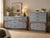 A distinctive vintage two-piece bedroom set by United Furniture Corporation of Lexington, North Carolina, consisting of a...
