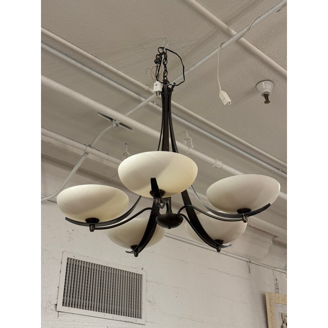 Hubbardton Forge Aegis Five Light Chandelier For Sale - Image 4 of 12