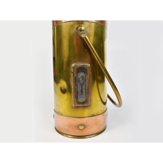 Vintage Copper Brass Coal Ash Scuttle Hod Bucket Scoop With Match Striking Chairish