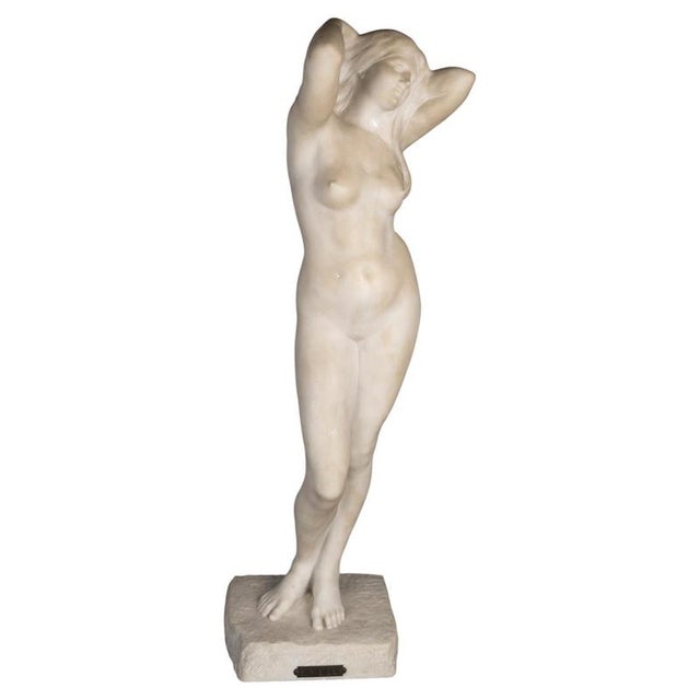 B. Tuerlinckx, Depicting Awakening, 20th Century, Marble For Sale - Image 11 of 11
