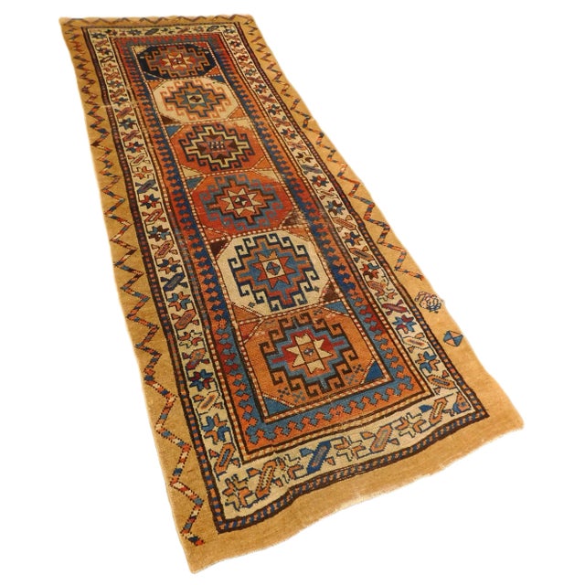 Antique Persian Camel Hair Sarab Runner For Sale - Image 4 of 12