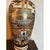 Japanese Antique Japanese Satsuma Vase Meiji Koshida Signed Shimazu Crest Pagoda 10" For Sale - Image 3 of 11