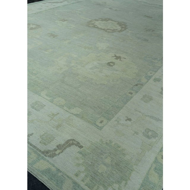 Turkish Turkish Oushak Rug 14'1" x 19'5" #19385 For Sale - Image 3 of 8