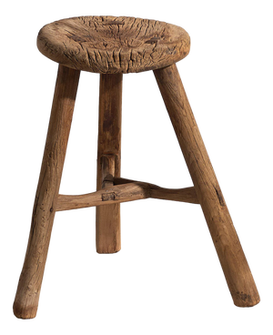 Antique Primitive Stool, 1920s