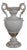 Meissen Vintage White & Gold Neoclassical Porcelain Urn Vase For Sale