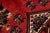 Vintage Handmade Persian Red Medallion Wool Rug 4'4" X 6'9" For Sale - Image 10 of 11