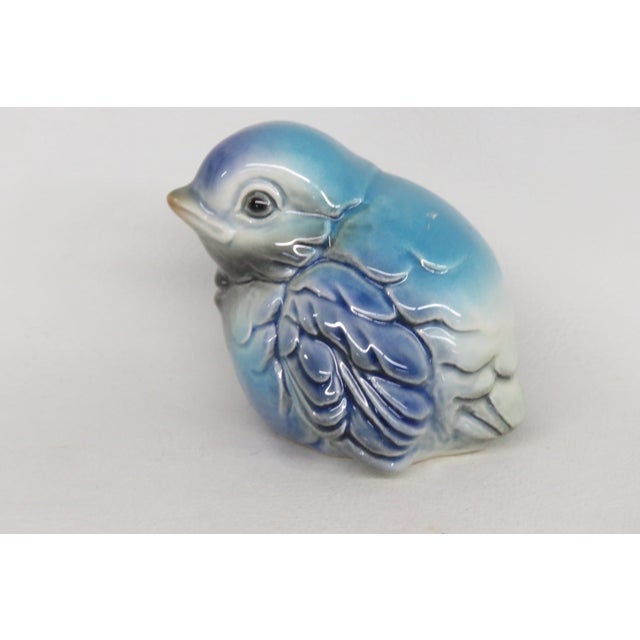 Early 20th Century Goebel Germany Baby Blue Bird 38351 Porcelain Figurine 4675b For Sale - Image 5 of 11