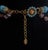2000 - 2009 Jose Maria Barrera Necklace Stone Turquoise Crystal Resin Beaded Collar Bib For Sale - Image 5 of 9